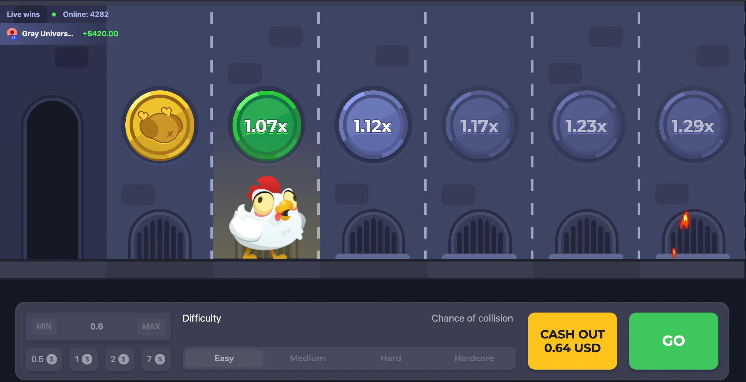 Game screen 1